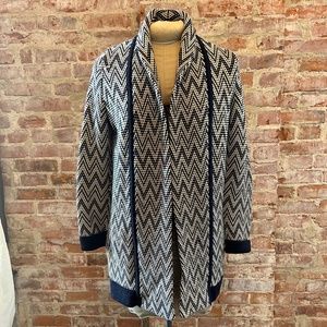 Banana Republic Cardigan Sweater-XS-Zig Zag Print